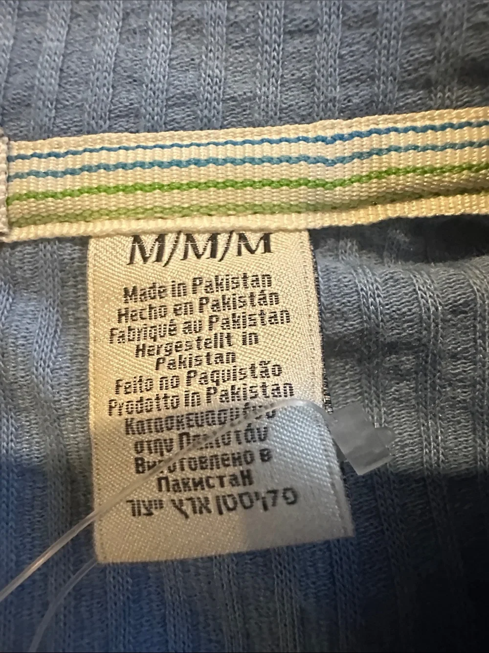 Scotch & Soda Light Blue Ribbed Polo with Chest Pocket